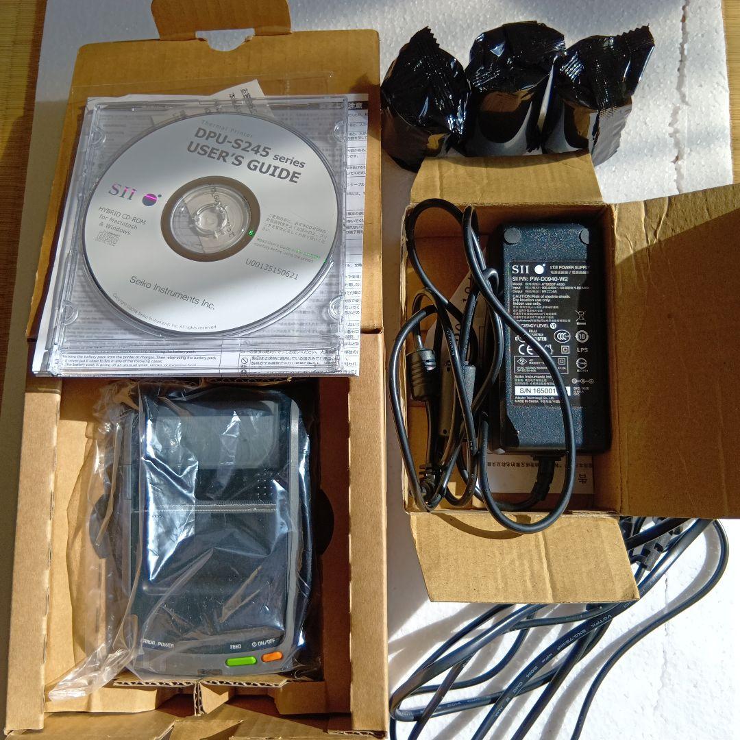 モバイルプリンター SII DPU-S245 予備のロール紙付き