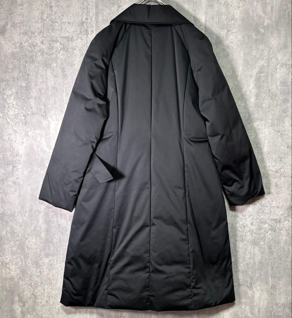 高級 美品 DAMA collection ダウン ロングコート 黒 ベルト付き