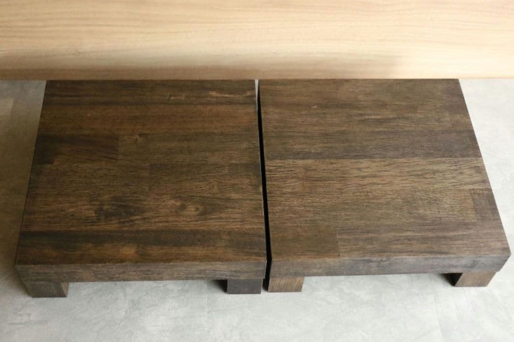 木製スピーカースタンド一対