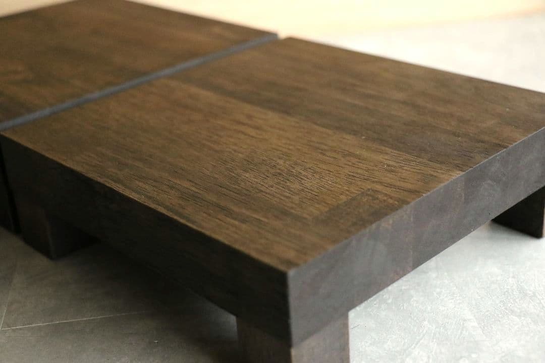 木製スピーカースタンド一対