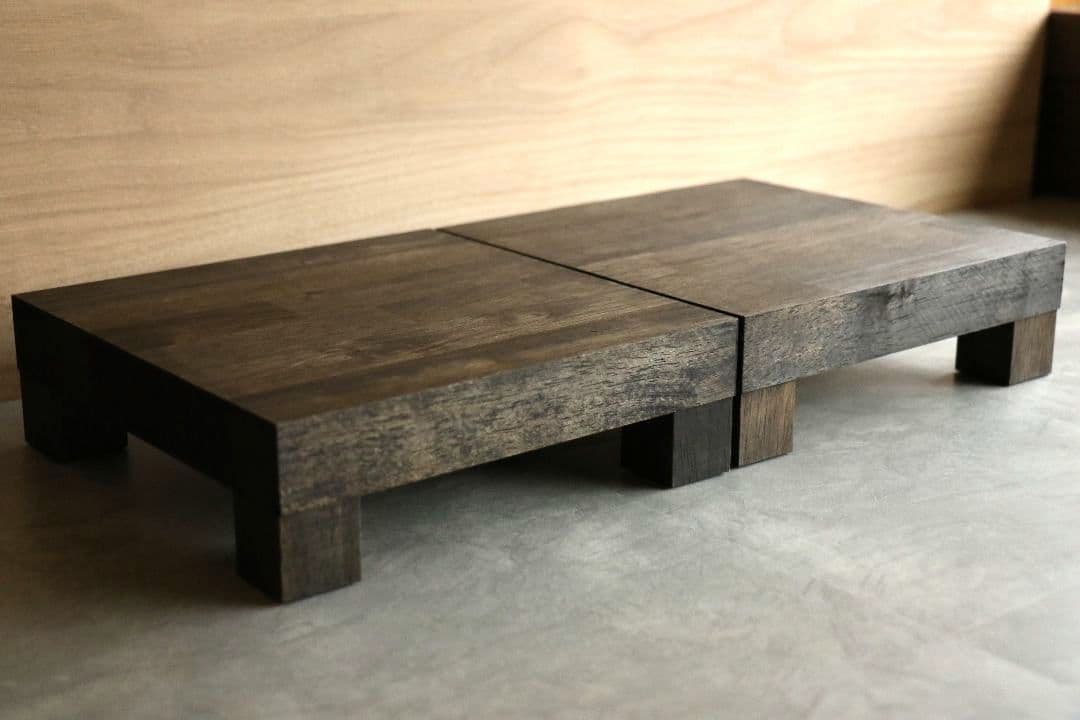 木製スピーカースタンド一対