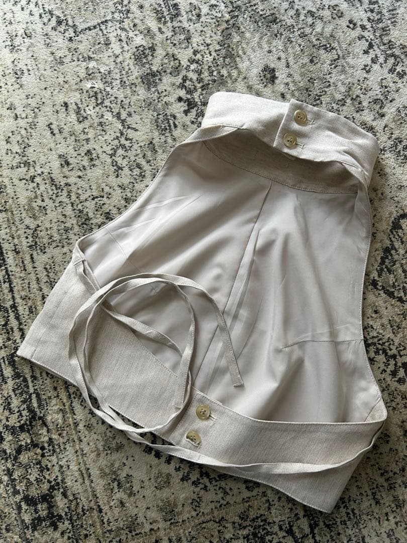 トップス CLANE HALTER HIGH NECK CAMISOLE TOPS