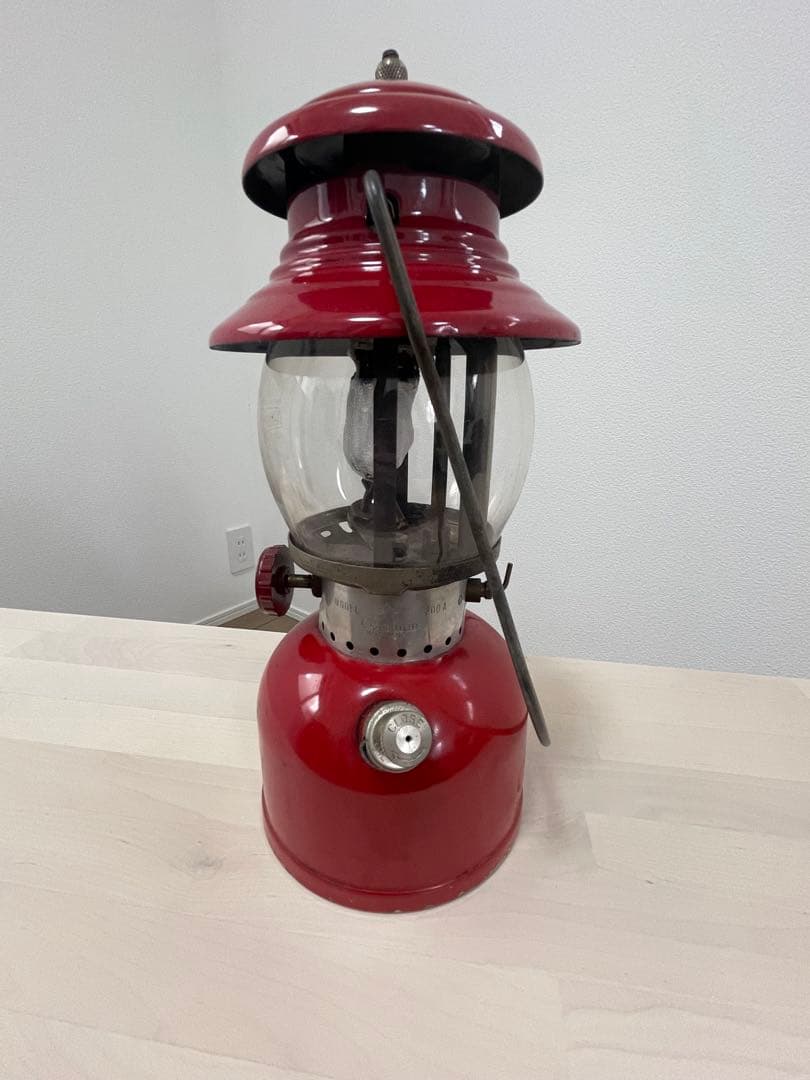 Coleman 赤 ランタン200A ケース付き