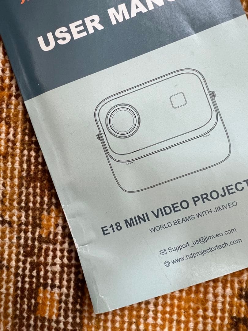 Jimveo プロジェクター 25000lm 1080P 400ANSI