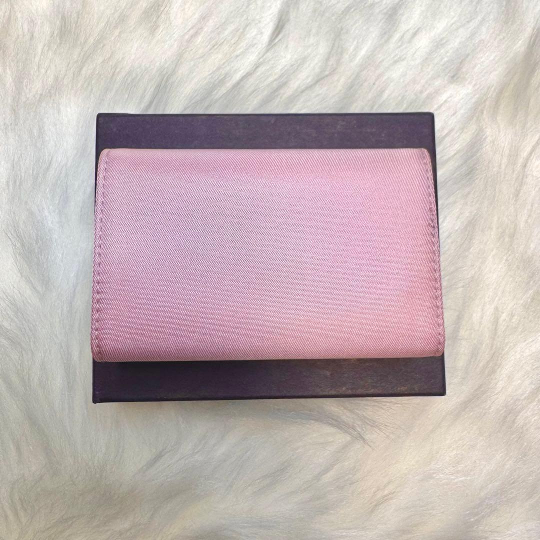 PRADA プラダ テスート キーケース 6連 ナイロン ピンク