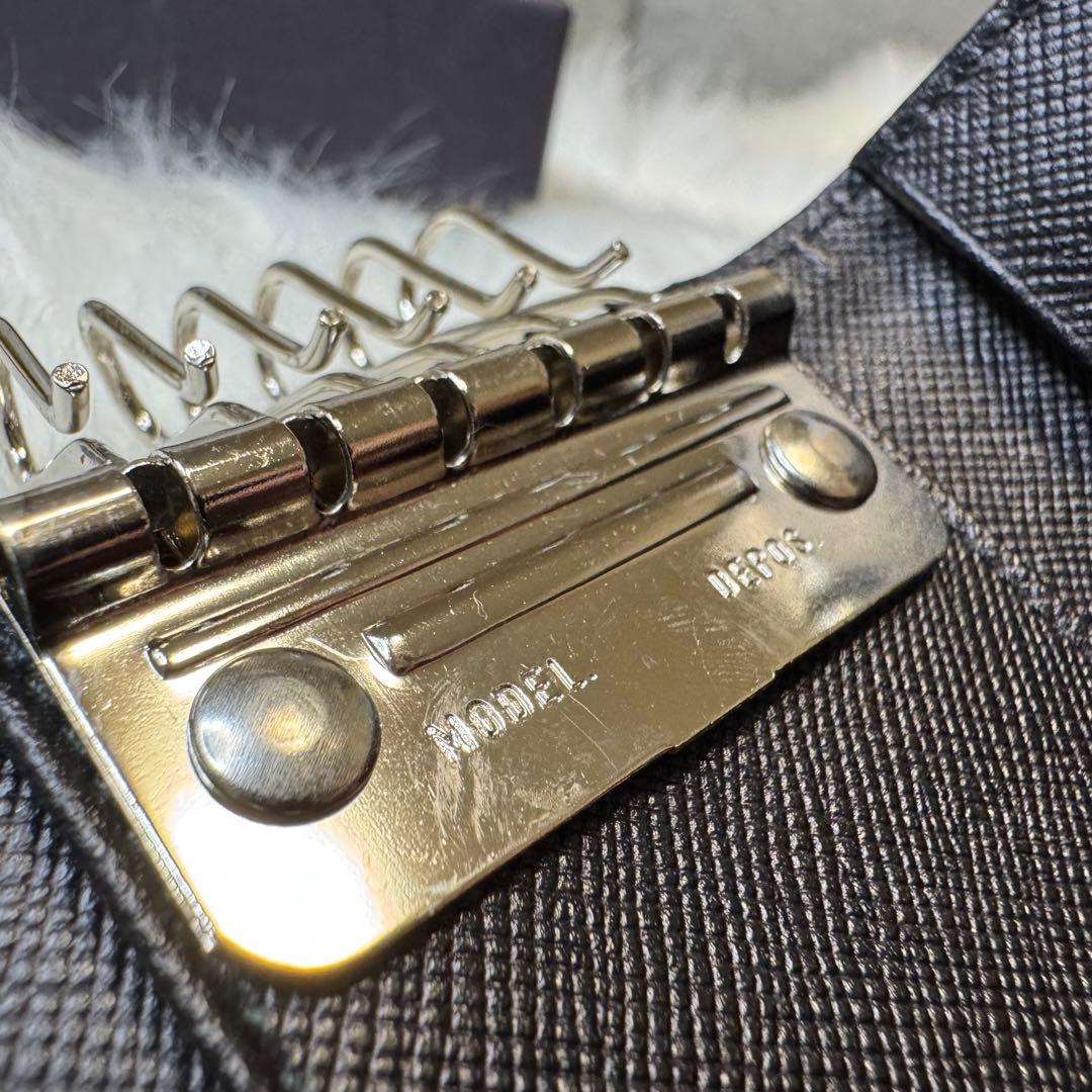 PRADA プラダ テスート キーケース 6連 ナイロン ピンク