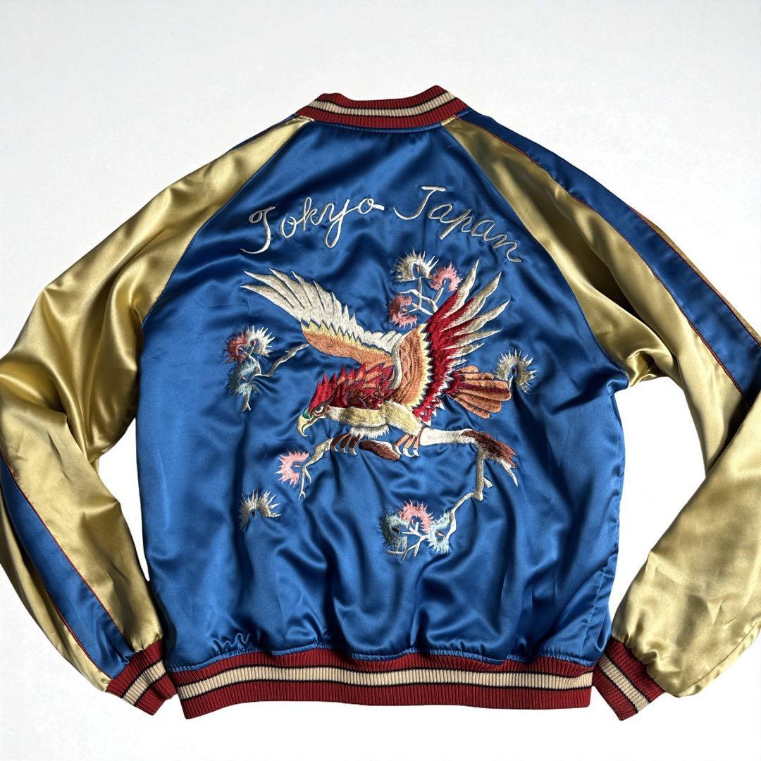 東洋エンタープライズ テーラー東洋 希少なリバーシブルスカジャン L 鷹×龍