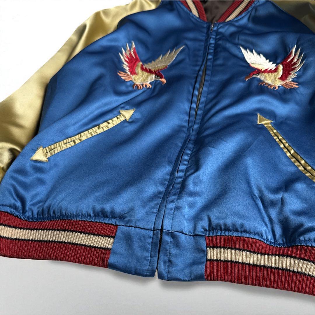 東洋エンタープライズ テーラー東洋 希少なリバーシブルスカジャン L 鷹×龍