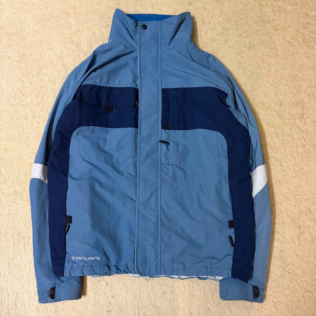 00s Columbia Convert ナイロンジャケット 短丈 フリース M