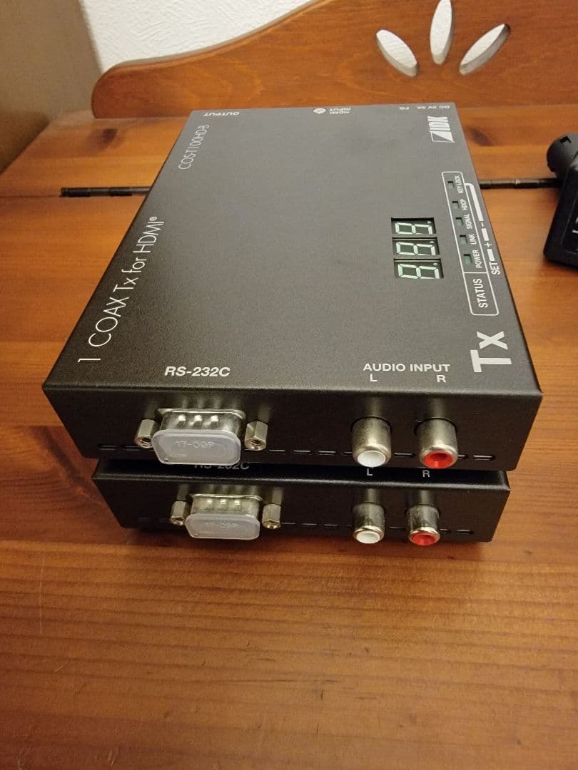 IDK　COS-T100HD-B、COS-R100HD-B　セット