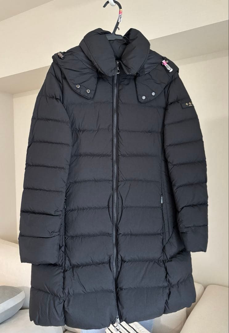 TATRAS ブラック ロングダウンジャケット　クリーニング済み