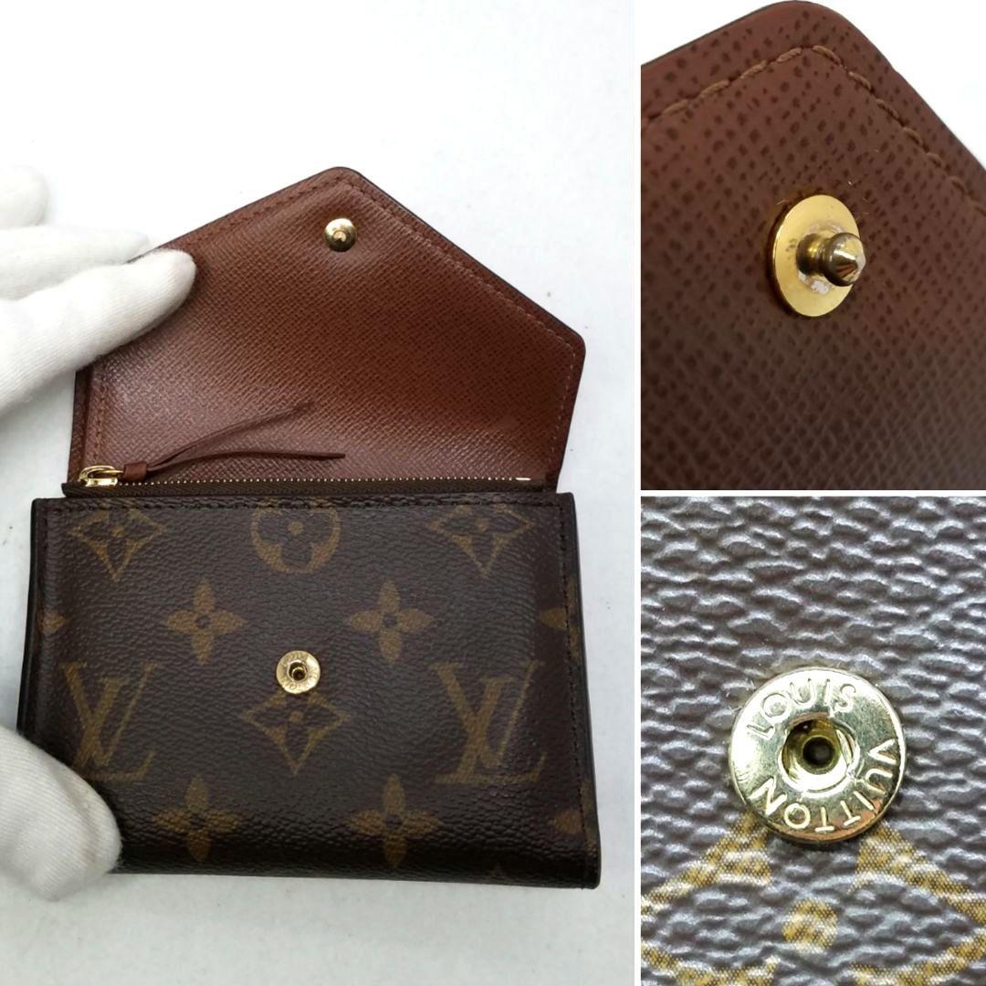 ルイヴィトン モノグラム ポルトフォイユ ヴィクトリーヌ コンパクト財布 IC