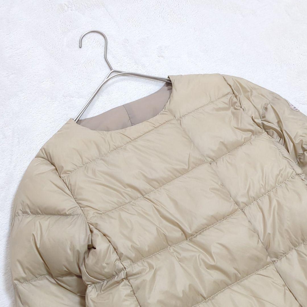 未使用級 ピレネックス カンヌ ベージュ ウルトラライトタフタダウンジャケット
