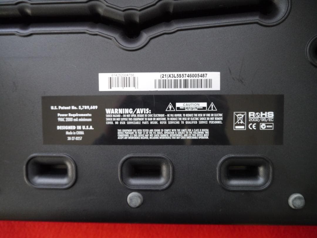 【中古】LINE6 POD X3 LIVEギターエフェクター 純正電源アダプタ付