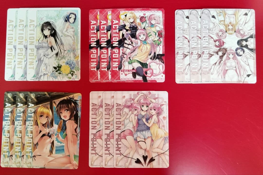 【ToLOVEる】赤色 SR以下4コン 164枚 ユニオンアリーナ APカード付