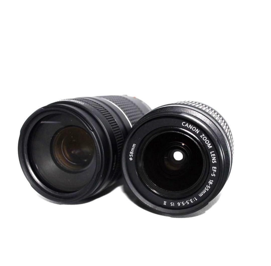 ❤️【美品】❤️Canon EOS Kiss X5 ダブルレンズ スマホ転送OK✨