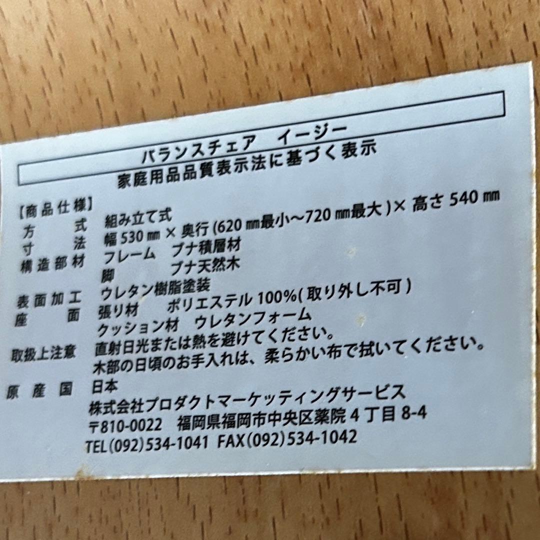 りん 様　Rybo リボ社 Balance Easy バランスイージー チェア