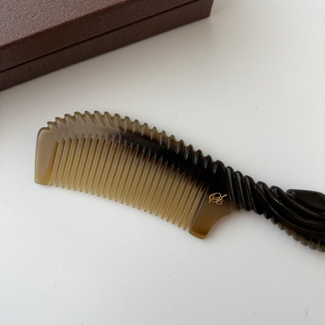 ステファニーコーム＊プレミアムアンバー＊オックスバッファロー＊櫛＊コーム