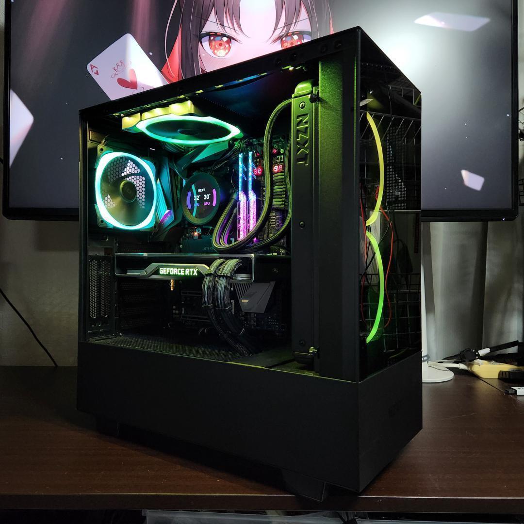 【光る超高性能ゲーミングPC】Ryzen 5 RTX2070S 32GBNVMe