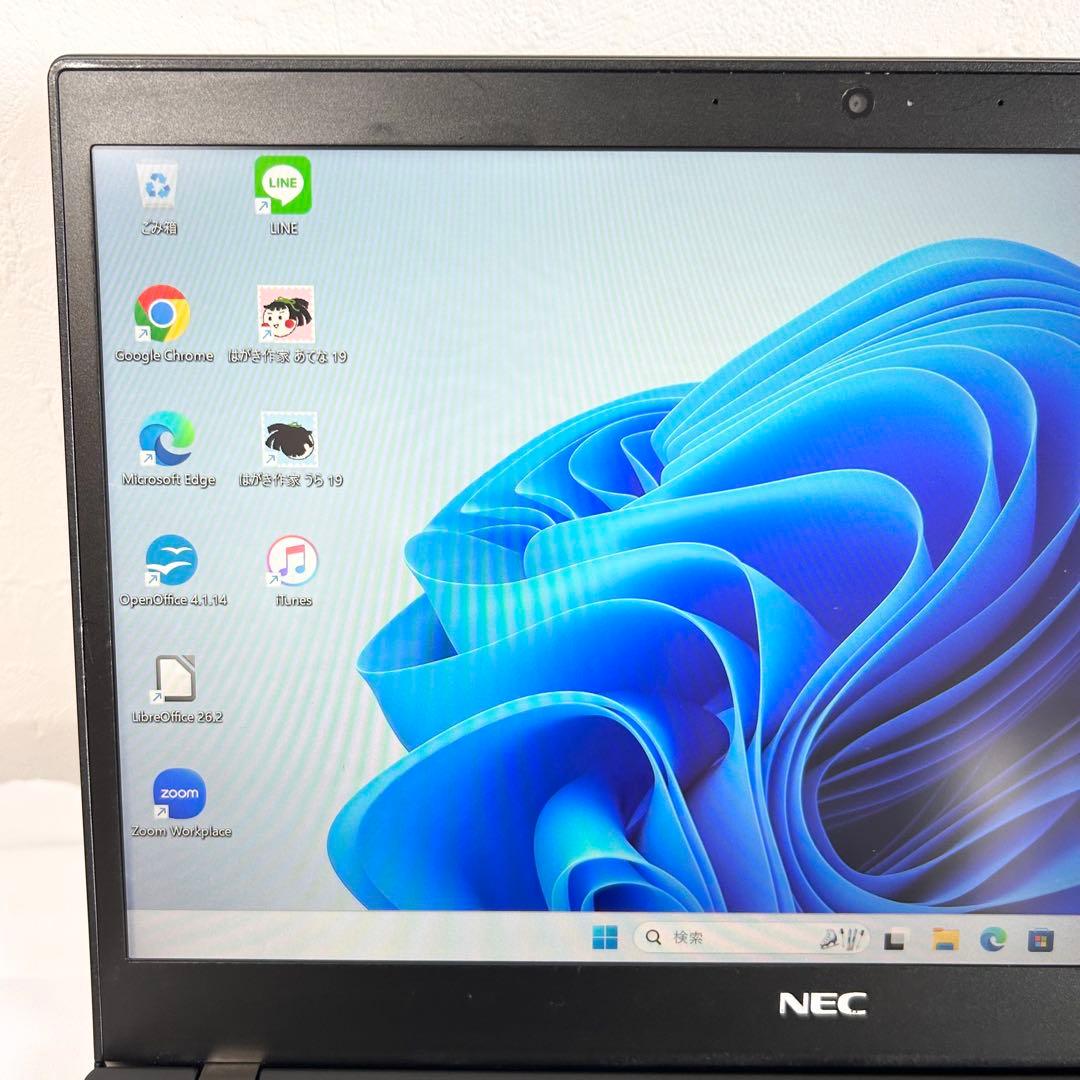NEC ノートパソコン PC SSD256 Win11 Corei5 A56