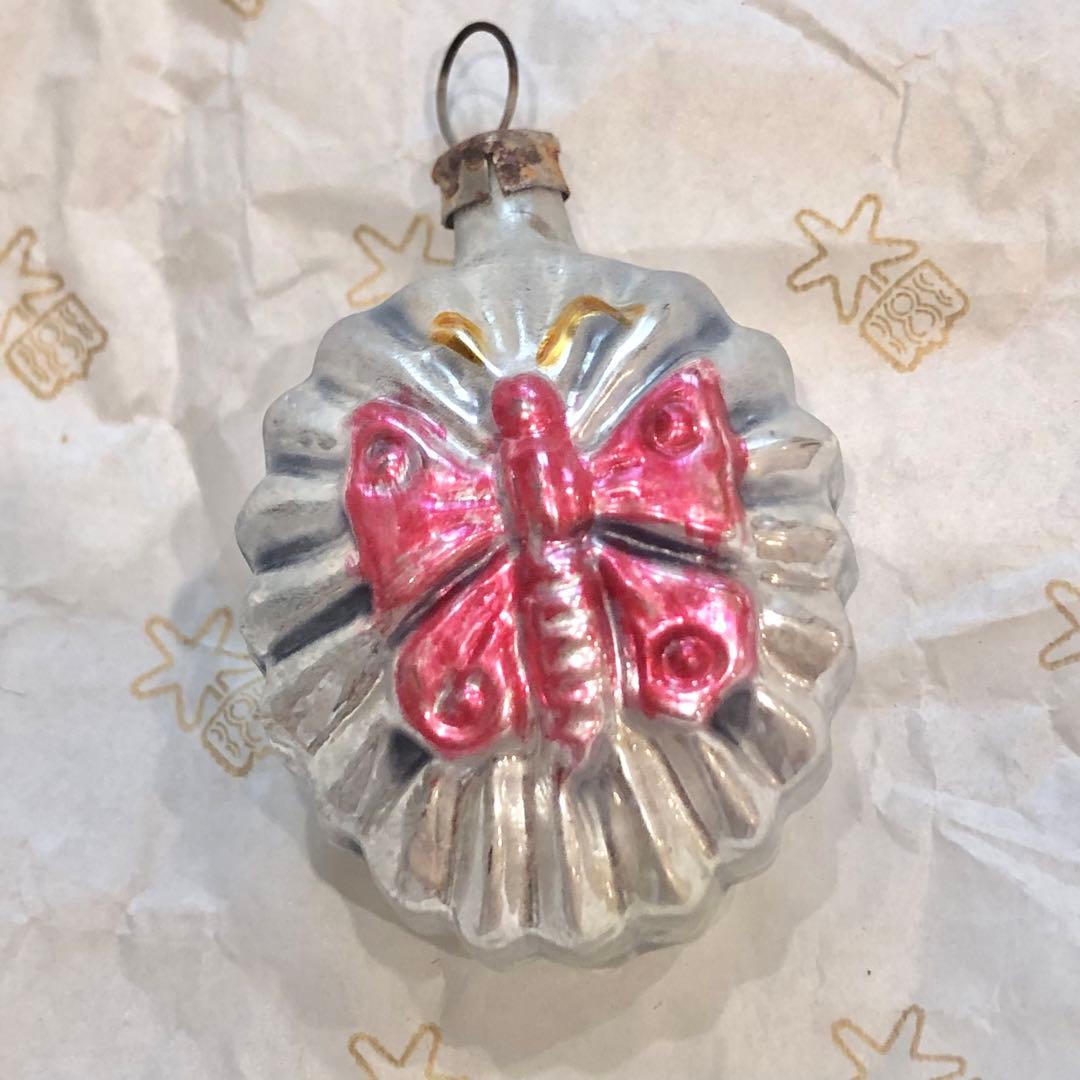 ドイツ製　クリスマスオーナメント　ガラスオーナメント　8点