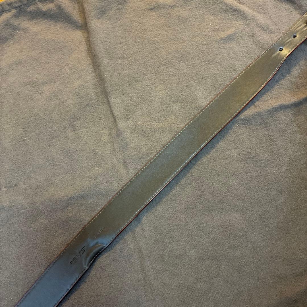 ボッテガヴェネタ　ベルト　ブラウン　茶色　イントレチャート80cm×32cm