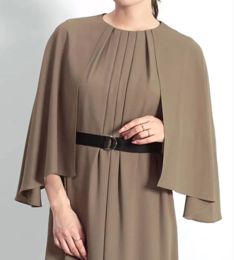 【新品】FENNEL　サイドテープケープワンピース