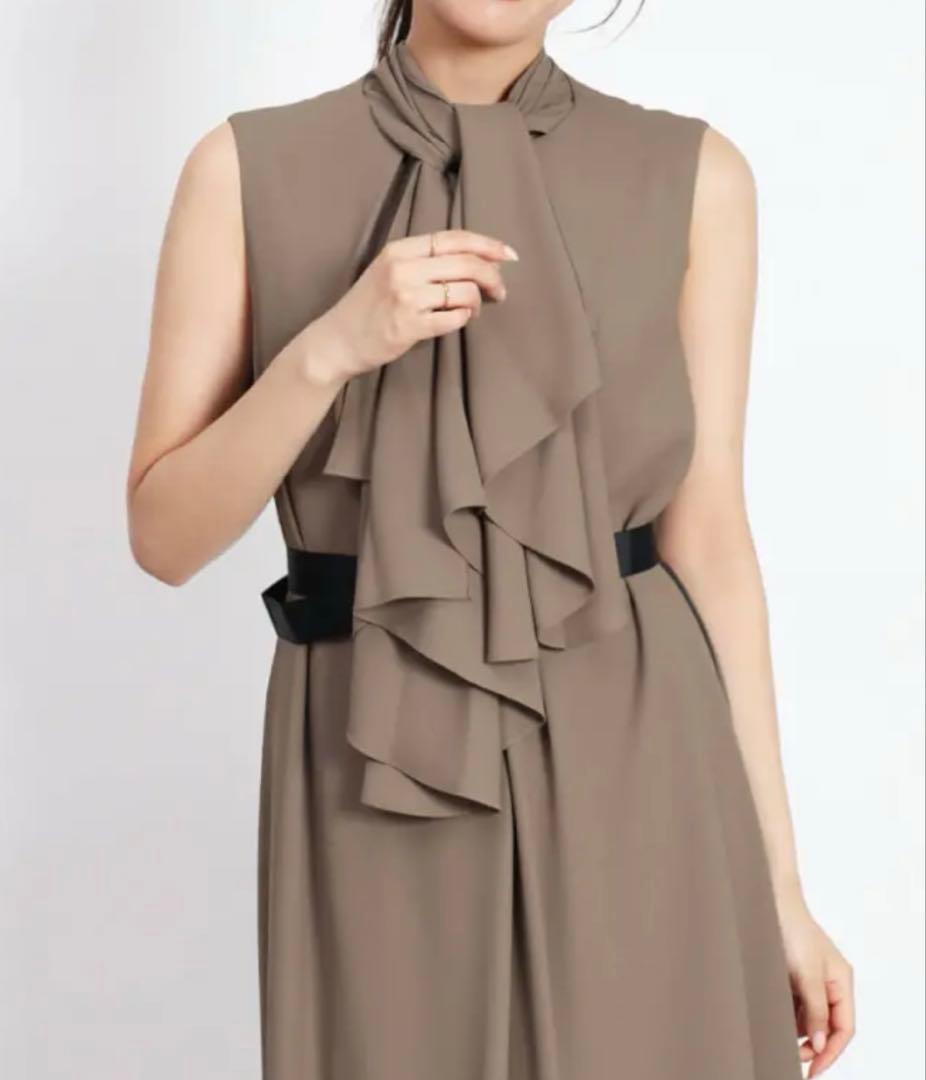 【新品】FENNEL　サイドテープケープワンピース