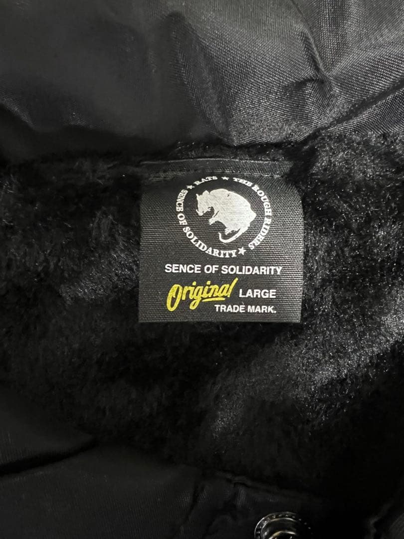 RATS rats DOZENS ブラック ナイロンジャケット