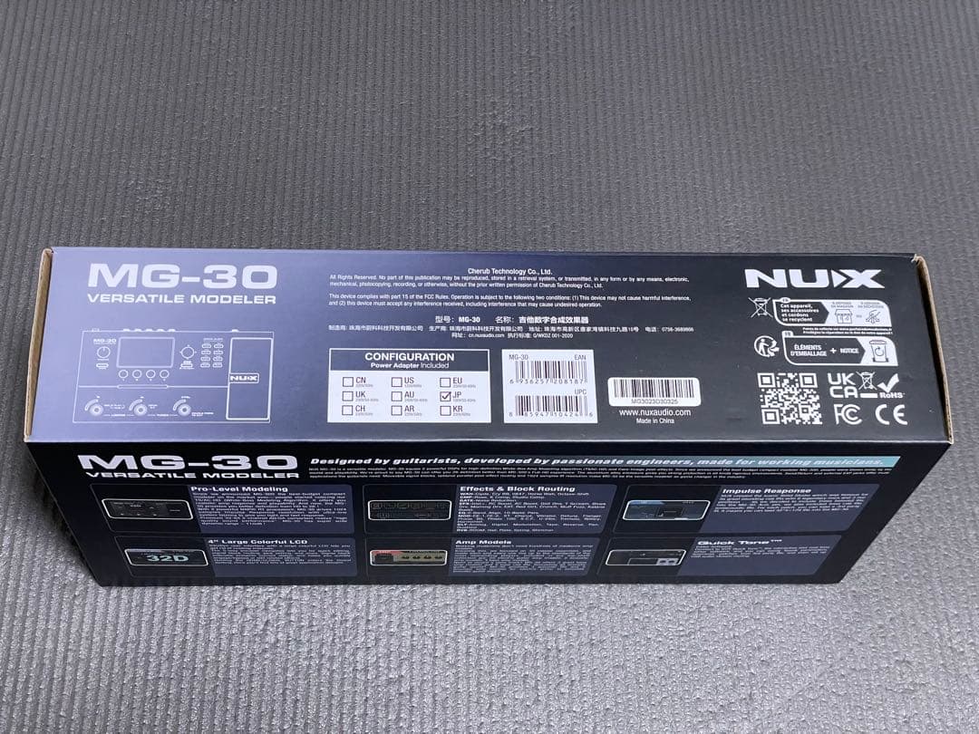 【即購入OK】NUX MG-30 ギター　マルチエフェクター
