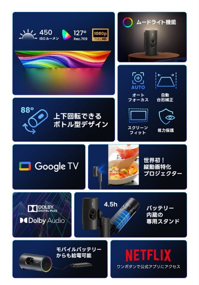 ​【むーさん様用値段変更】JMGO PicoPlay+ 純正バッテリースタンド付