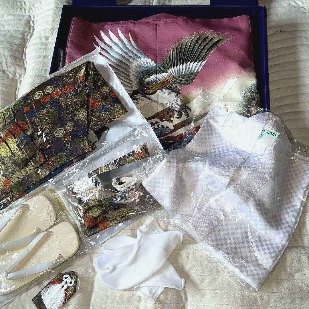 ５歳 男の子　着物　袴　羽織り　小物セット