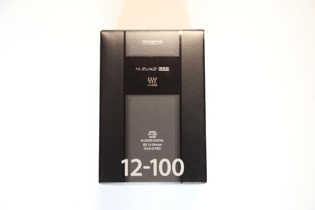 オリンパスレンズ　ED12－100ｍｍＦ４ＩＳ ＰＲＯ （ポーチとフィルター付）