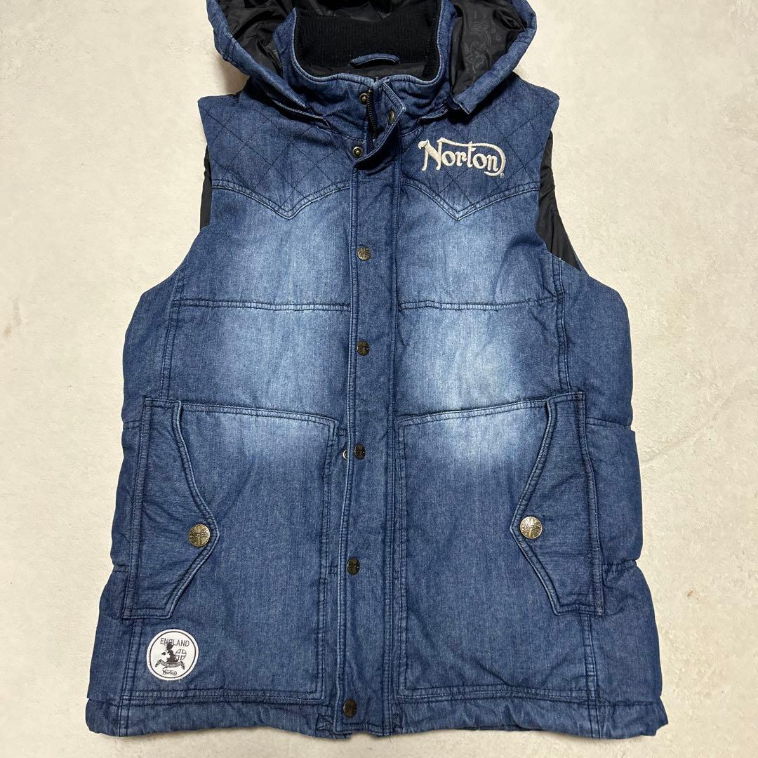 Norton フード付きダウンベスト