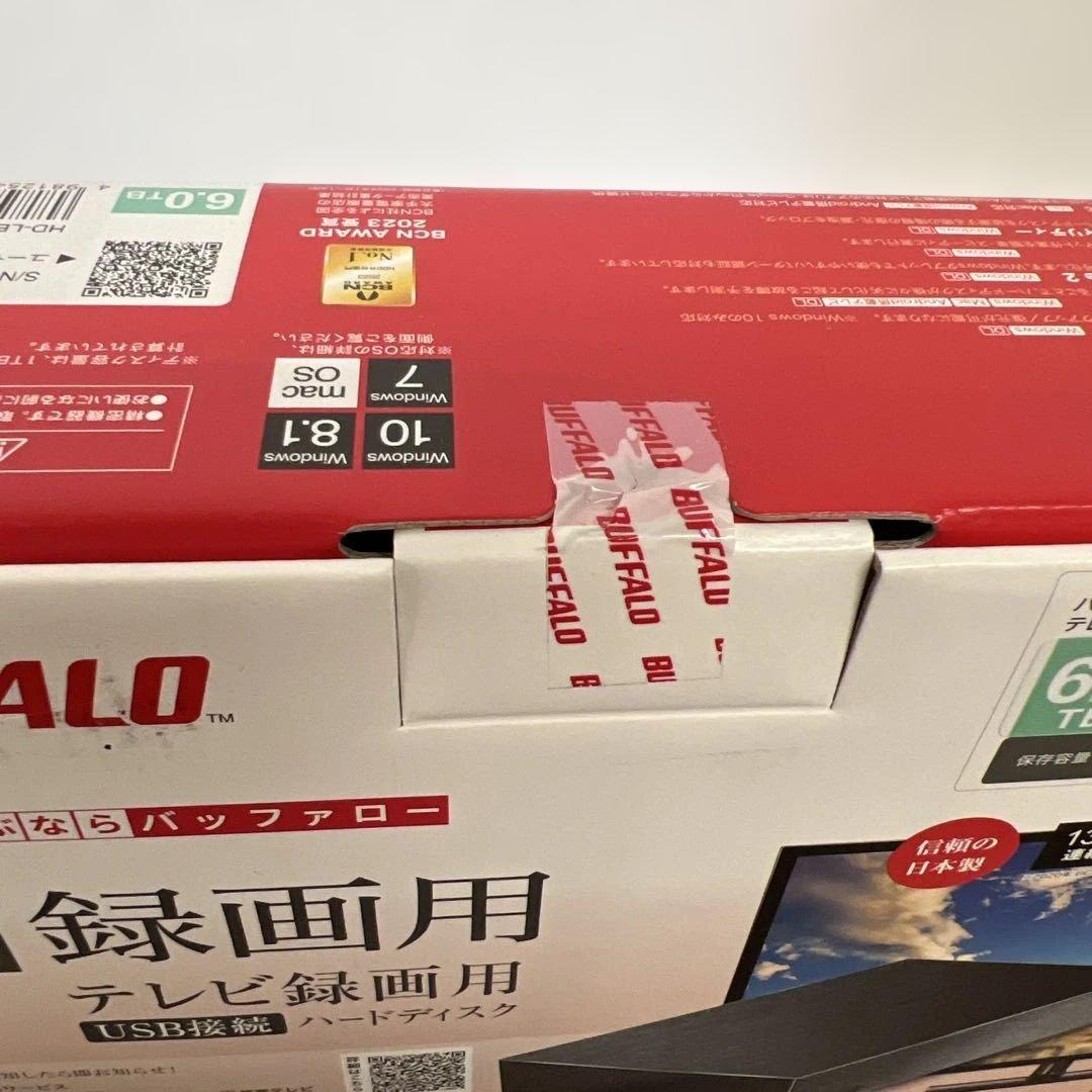 261077バッファローUSB3.2外付けHDD 6TB HD-LE6U3-BB