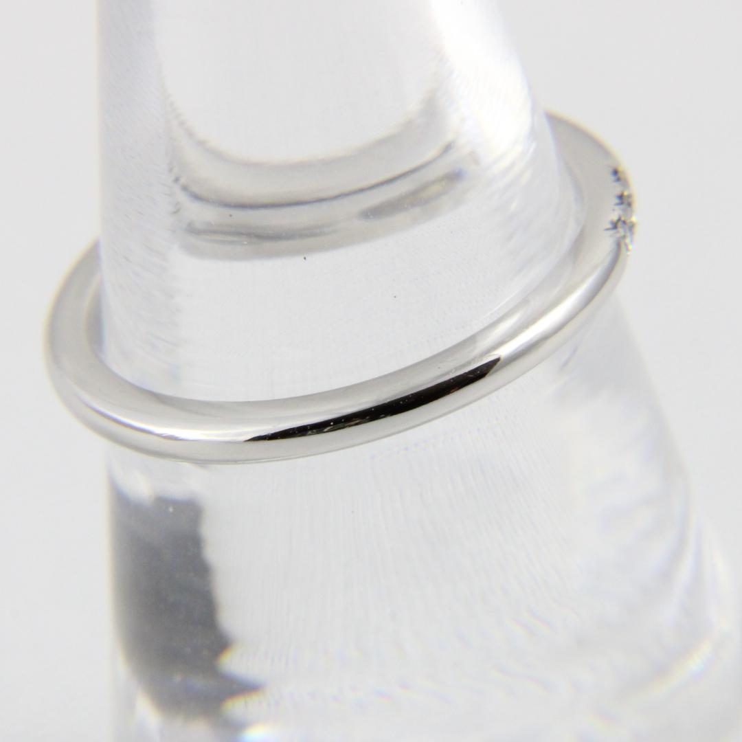 【磨き済み】 ティファニー フォーエバーリング　ダイヤ3p　Pt950　11号