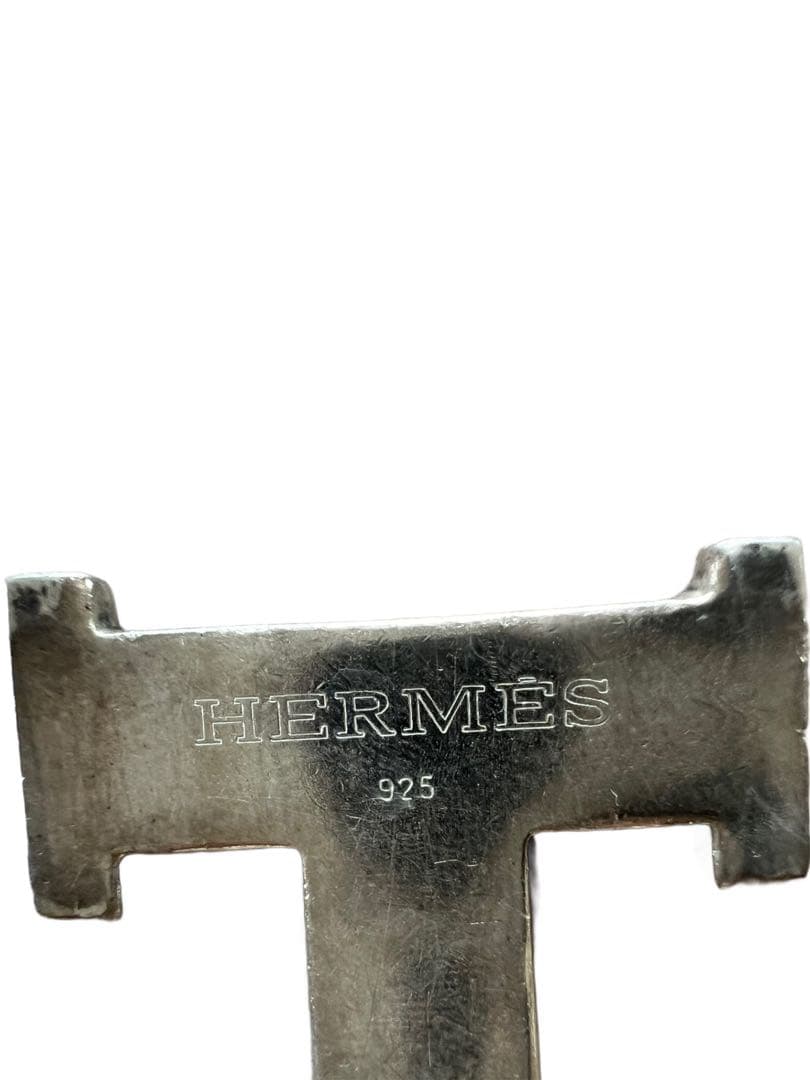 HERMESエルメス　コンスタンス　Hロゴ　マネークリップ　シルバー925