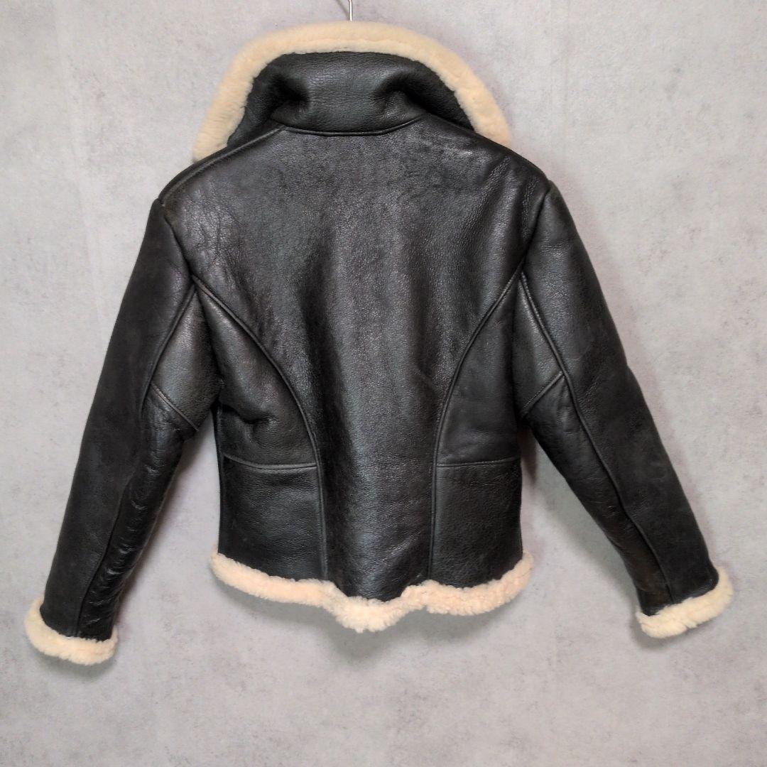 USA製 Schott 266SW ムートンジャケット 羊革 レディース M