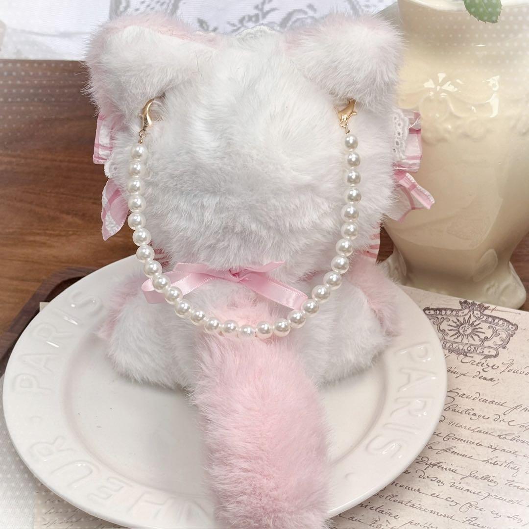 ★ シキ ★10cm おすわり イチゴ飴ネコちゃん #55 2点セット