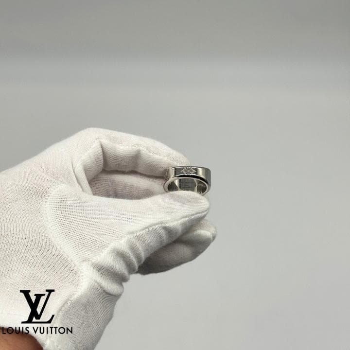 【極美品】ルイヴィトン シグネットリング モノグラム Ｍ　シルバーリング　指輪
