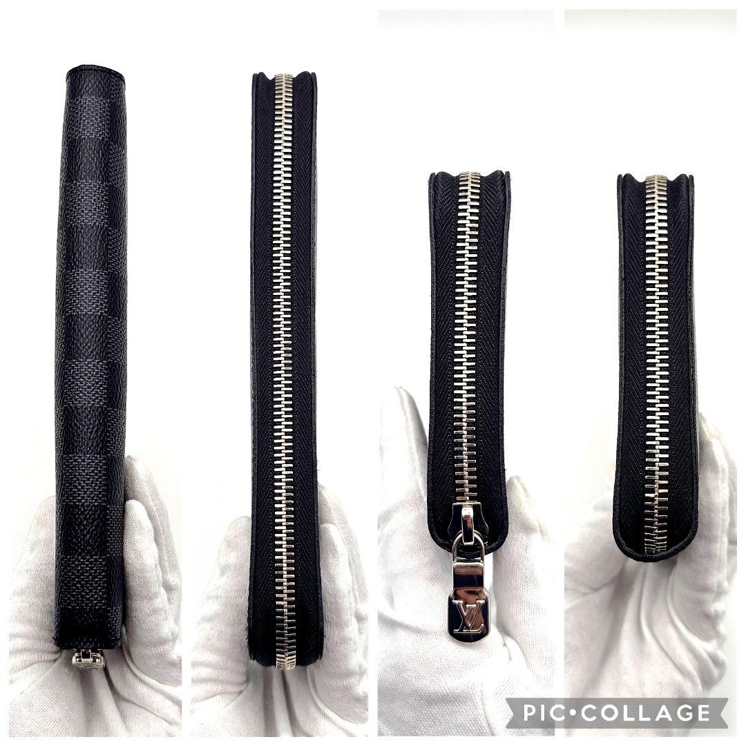 ルイヴィトン　ジッピーオーガナイザー　新型　ダミエグラフィット　長財布　D103