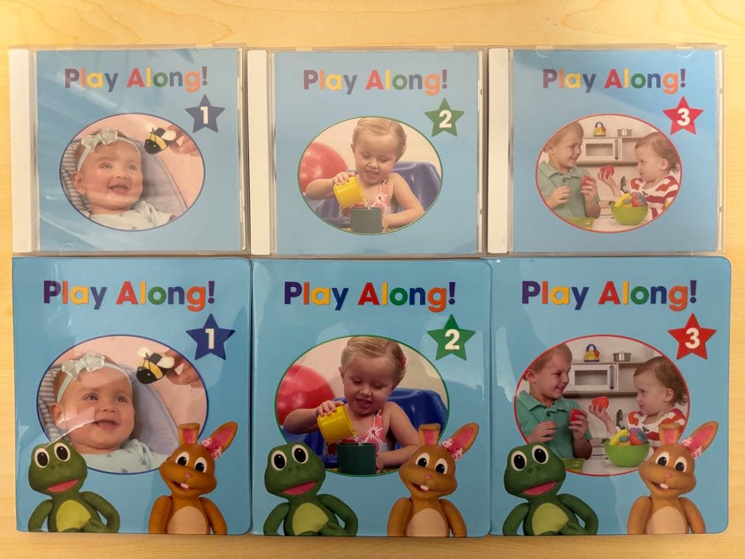 ［美品］ディズニー英語 DWE プレイアロング ブルーレイ 3枚CD3枚セット