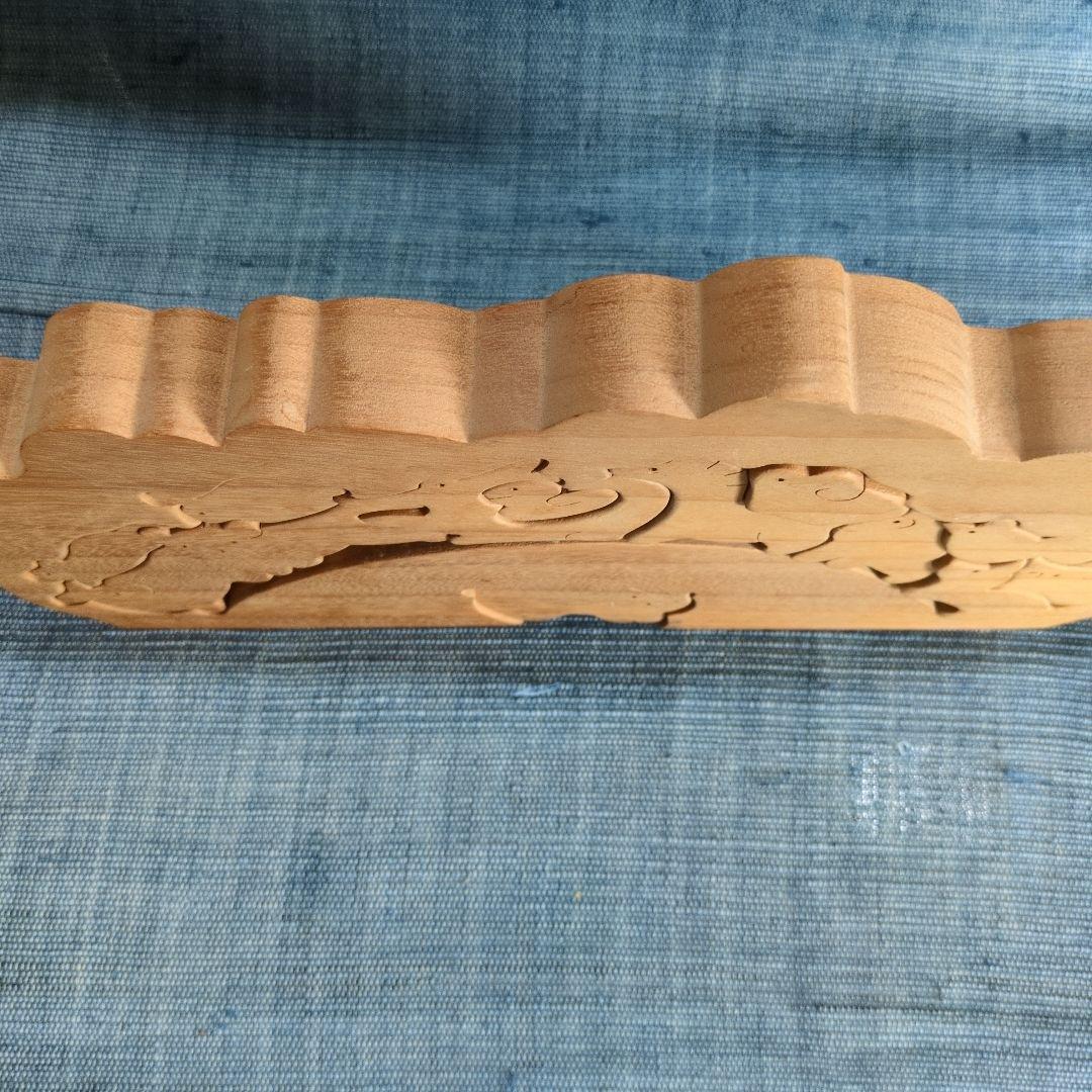 小黒三郎さんの組み木十二支とねこ