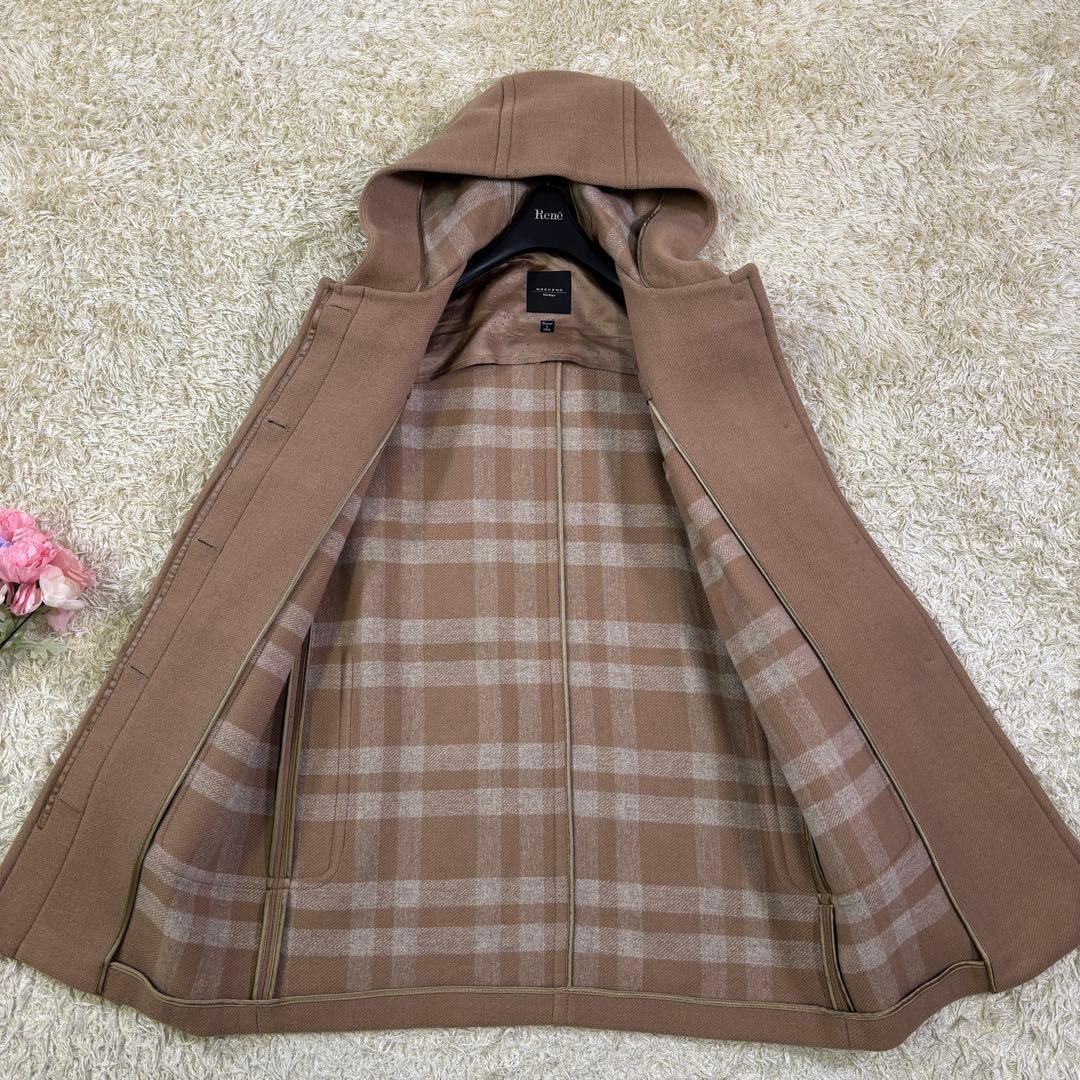 ウィークエンド　マックスマーラ　イタリア製　ヴァージンウール　ダッフルコート