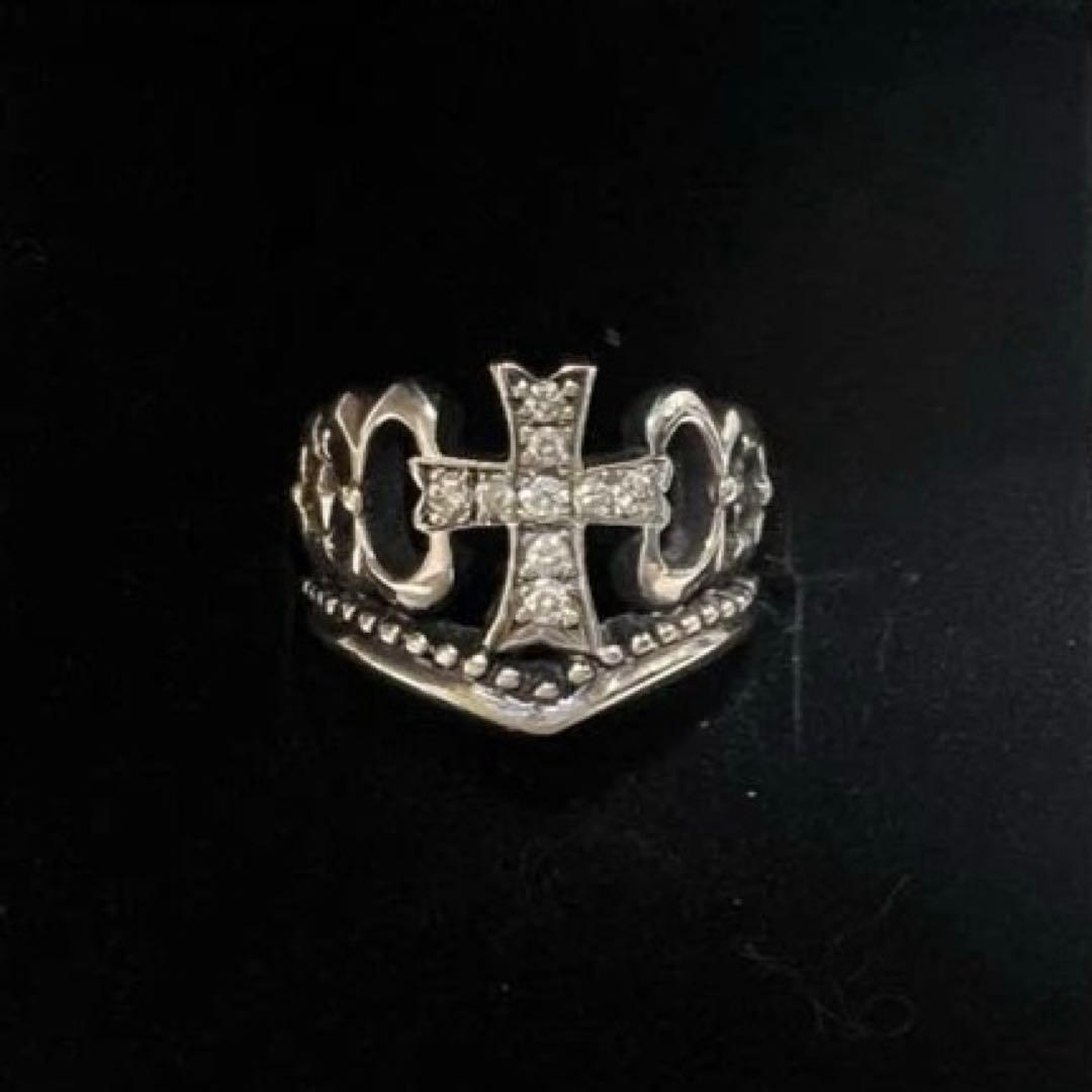 JUSTIN DAVIS マジェスティリング　ダイヤ付き 4号