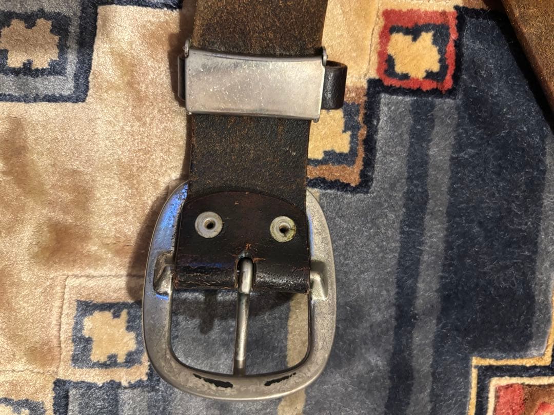 モルガンコンチョベルト 1981年 レザーベルト  ヴィンテージ