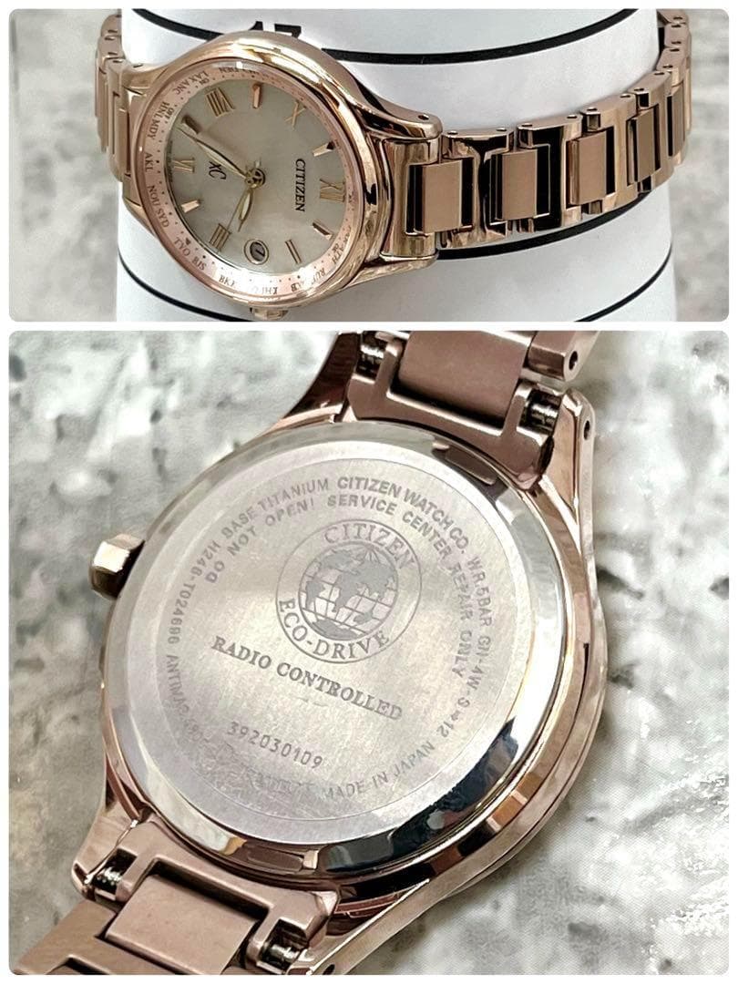 新品同様✨ EC1164 クロスシー 電波ソーラー シチズン 時計 サクラピンク