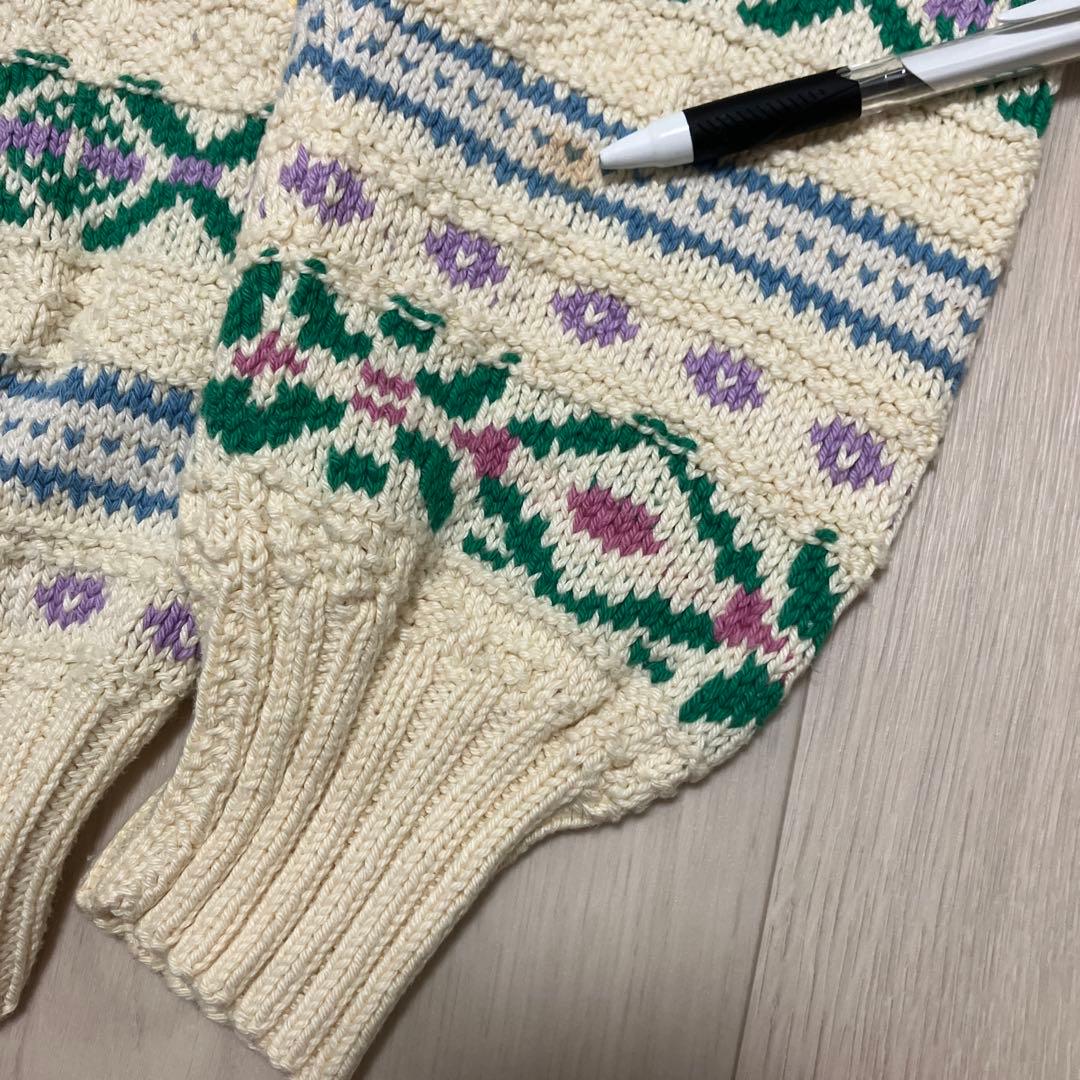 90s Polo by Ralph Lauren ハンドニット 総柄