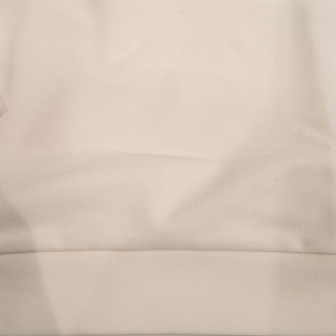 【新品】アドミラルゴルフ メンズ 長袖モックネックシャツ М白