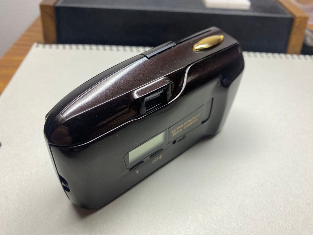 OLYMPUS MJU ii LIMITED バーガンディ フィルムカメラ